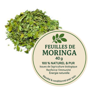 Feuille de Moringa Bio – 40 g